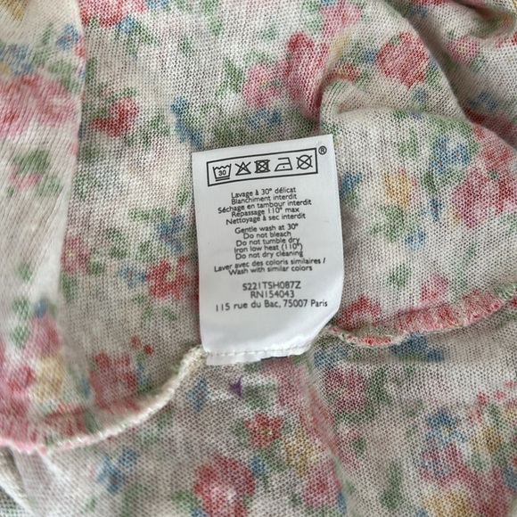 Sezane Linen Blend T-Shirt - Picture 6 of 6